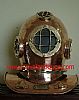 Shallow water Person diving helmet